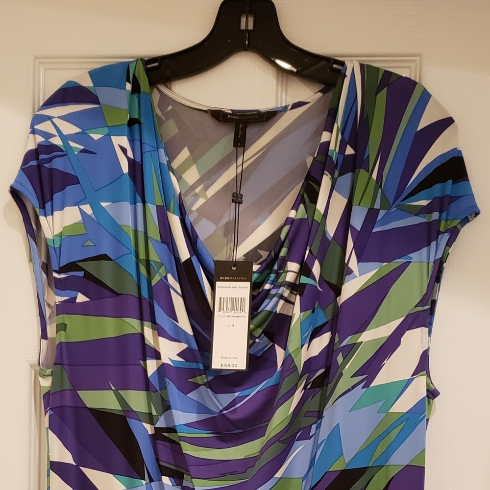 Multi-print dress